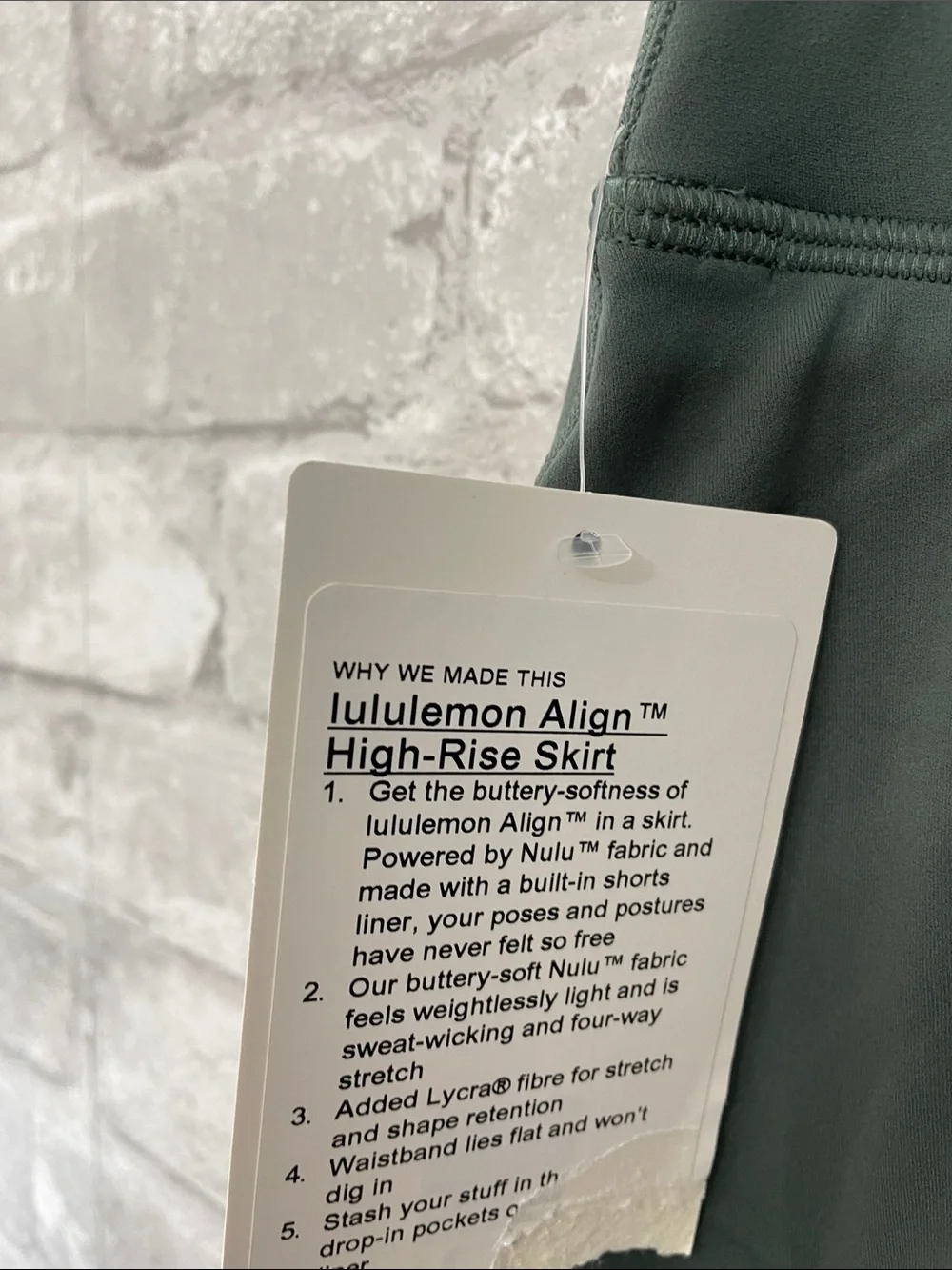Lululemon Align High-Rise Skirt Dark Forest